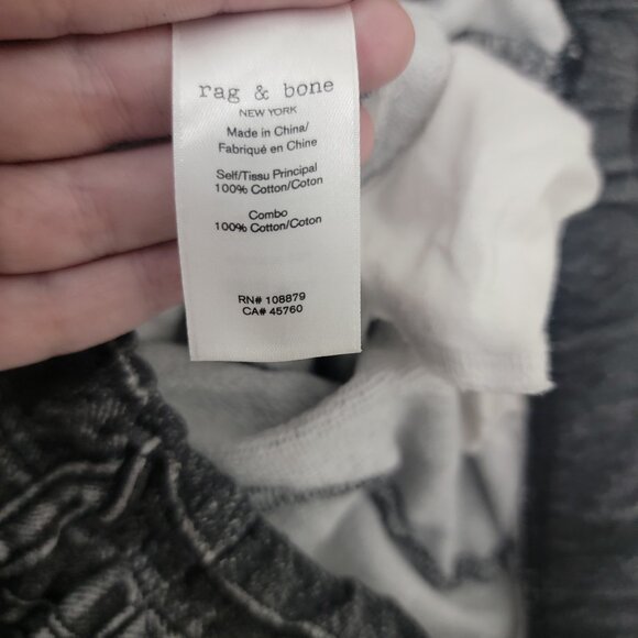 Rag & Bone Miramar Denim Sweatpants Joggers Small - Picture 5 of 6